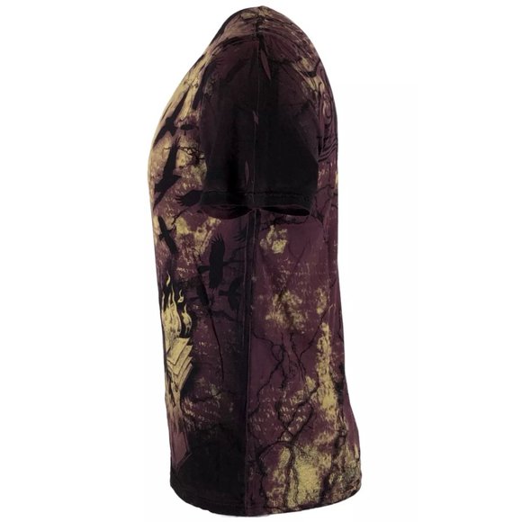 Rebel Saint By Affliction Men's T-shirt DEATH Biker Skull Tattoo S-5XL - Picture 5 of 7